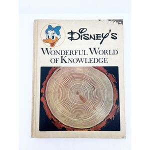 Disney Wonderful World Of Knowledge Disney Productions‎ Hardcover Book 1973 USA